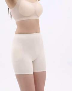 กางเกงเสริมสะโพก ไร้ขอบ ผ้ารูระบายอากาศ ขาไม่ม้วน (ibelly1136)