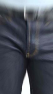 กางเกงยีนส์ชาย ขาสั้นทรงขากระบอกเผ้ายีนส์ริมแดงแท้100% หนา 14 ozฟอกขัดหนวดรีดเงาโชว์ตะเข็บข้าง เป้าซิป