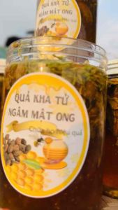Quả Kha Tử Ngâm Mật Ong Rừng Kết Hợp Cùng Hoa Đu Đủ Đực