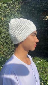 หมวกกันหนาว หมวกไหมพรมสำหรับพระสงฆ์ เนื้อนุ่ม สบายศรีษะ เนื้อผ้าไหม