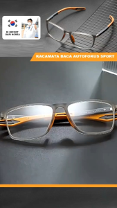 Kacamata plus progresive (baca dan jalan ) |kacamata double fokus lensa antiradiasi model sporty cowok dan cewek