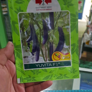 Benih Terong Ungu YUVITA F1 isi 1.100 butir Cap Panah Merah