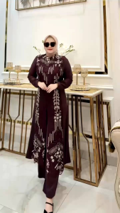 ZAFIRA DRESS SET CELANA 2 IN 1 BY ALODY