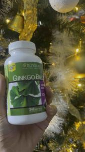 CHÍNH HÃNG MỸ Viên Uống Bổ Não Trunature Ginkgo Biloba 120mg 340 Viên date 2026