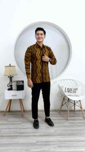 Kemeja Batik Pria Lengan Panjang Slimfit series Batik Pria Lengan Pendek 2023 BATIK KONTERESPRO