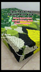 Sarung Kasur Busa Resleting Uk. 180x200x20 No. 1 Bahan Katun Terlaris Motif Anak dan Dewasa / Sprei Resleting Motif Anak dan Dewasa Harga Grosir Jual Ecer