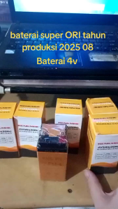 Baterai Timbangan digital Ori 4V Precio/Alexa/sojikyo/Camry/Tora/Renkhme dll