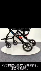 ship out within24hrs/wheelchair/pushing chair/with tie rod about 8.7kg/free  cary bag