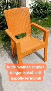 kursi berlengan/kursi lantai furniture/kursi sandaran full - KRS 30R
