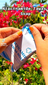 TRENDING Niacinamide Tawas soap FDA approved with free soap mesh net.