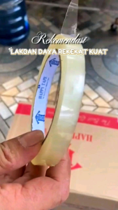 Lakban 45 mm x 90 yard ( isi 6 Pcs ) happy tape