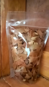 Daun manggis kering siap pakai satu bungkus