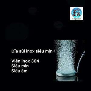 Dĩa sủi oxy viền inox siêu mịn Yee cho bể cá thuỷ sinh
