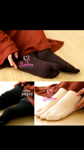 ITLOVE - Kaos Kaki Jempol Wanita Muslimah Velora Series Model Emboss