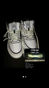 ORIGINAL Shoelaces/tali sepatu katakana by daad.co Type AA