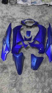 ชูดเสื้อโปโล 125i ไฟไลฟ์ บังลม สีน้ำเงิน-ฟ้าตรงรูปลักษณ์ จำนวน 13 ชิ้น พร้อม สีเดียวกับเสื้อโปโล (ไม่รวมชิ้น ดำเนินการ)