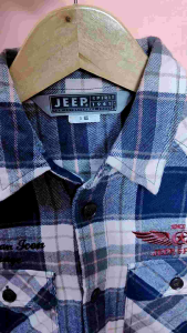 Kemeja Flanel Branded Original Second Size S