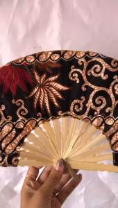 Kipas batik kipas tangan kipas bambu kipas souvenir kipas hiasan