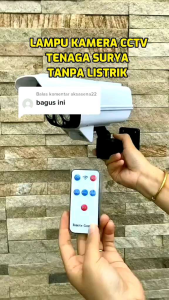 Led lampu solar tenaga surya model cctv