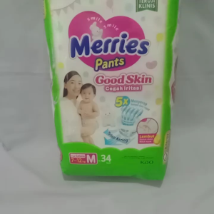 Merries pants good skin M 34 tipe celana 7-12kg
