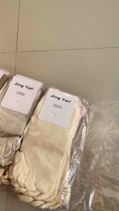 12 Pasang Kaos kaki 5 jari Pendek Mata kaki Random bahan katun tebal halus menyerap keringat