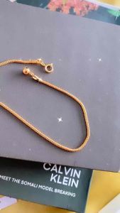 Gelang kaki milano gold xuping original lapis emas gold CXB376