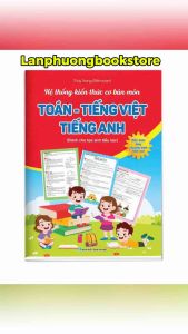 Sách - Hệ thống kiến thức cơ bản 3 môn Toán Tiếng Việt Tiếng Anh - Dành Cho học sinh Tiểu học