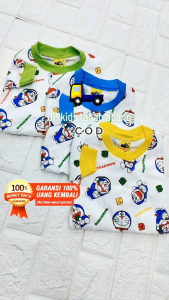 SETELAN ANAK/PIYAMA BAYI/SETELAN PANJANG/DORAEMON/COD/SETELAN MURAH/BAJU BAYI/DORAEMON/ANAK COWO/CEWE 6BL-3TH/BAYI COWO/CEWE
