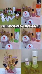 Ecer Paket Flek & Glow Deswari skincare || mencerahkan memutihkan dan menghilangkan flek
