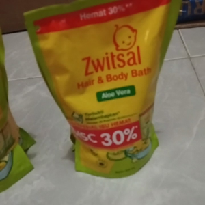 Zwitsal Hair & Body Bath Aloe Vera Edisi Sepesial Ibu Hemat bapat 2pcs