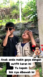 Stelan Rompi Celana Cargo Anak Tactical