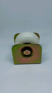 Roda pagar stainlees 6cm bahan nilon asli siap pakai