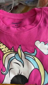 12-50kg bộ lửng bé gái thun coton xuất mềm mỏng thấm hút mồ hôi tốt mặc thoáng mát