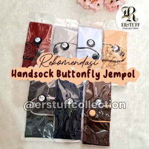 HANDSOCK BUTTONFLY / HANDSOCK JEMPOL KANCING BULAT SAYAP