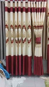 Rèm màn cửa chống nắng vải gấm thêu màu sắc sang trọng kích thước đa dạng nhận thiết kế theo yêu cầu Rèm_Lan_Anh_Official