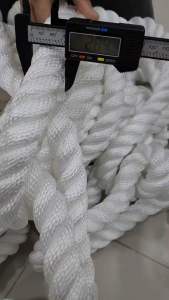 เชือกสมอเรือแบบถักคู่พร้อมห่วงหัวท้าย