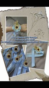 wrist corsage for ninang/bridesmaids/sec.sponsors