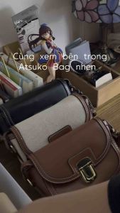 Nhập LAZLOOK11 -15%|Atsuko 選んだ Crossbody Bag - Túi Đeo Chéo Da Atsuko - Picked by Oui