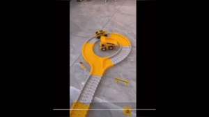 Gift For Boys Creative Construction Race Rail way Tracks Assembled DIY Puzzle Road Kids Boys Toys Car Toy Flexible Track Playset DIY Railway