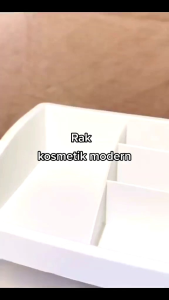 PROMO!! Rak Kosmetik 3 Tingkat Bahan Plastik Tebal / Rak Laci 3 Tingkat