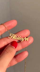 Kalung Nama Sendiri Lapis Emas Titanium: Pilihan Fashion Berkualitas untuk Anak & Dewasa