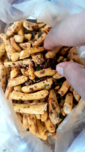 Basreng Pedas Daun Jeruk / Basreng Extra Pedas Daun Jeruk Enak Viral