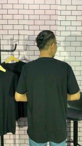 Promo Cuci Gudang 100k dapat 3pcs T-Shirt Kaos Polos Hitam Combed 24’s All Size P-74cm LD-115cm Baju Kerah Lembut Nyaman Panjang Pendek Pria Basic