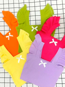 KNITTED RUFFLES TOP FOR KIDS 1 TO 6 YRS OLD