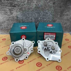 Pompa Oli/Oil pump Assy Toyota HT125-Hino Dutro 125 W04D (Tinggi pulley 22.5mm) 1Pcs GENUINE PTM 15100-78040
