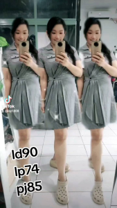 Dress salur abu²