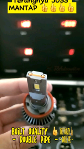 SEPASANG Lampu LED Headlamp Foglamp Mobil "PASTI TERANG JOSS" 80W  H7 H8 H11 H16 HB3 HB4 HiR2 H4 HS1 9005 9006 9012