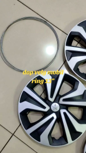 1 set cover dop velg tutup dop velg universal mobil ukuran ring 13