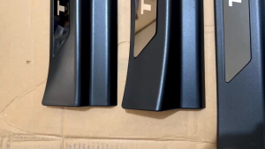 Desain Silplate Elegan untuk Sillplate Samping Mitsubishi Triton 2024-2026 Black Chrome