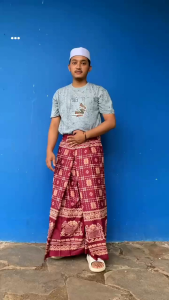 Sarung instan dewasa dengan karet pinggang bahan halus nyaman di pakai